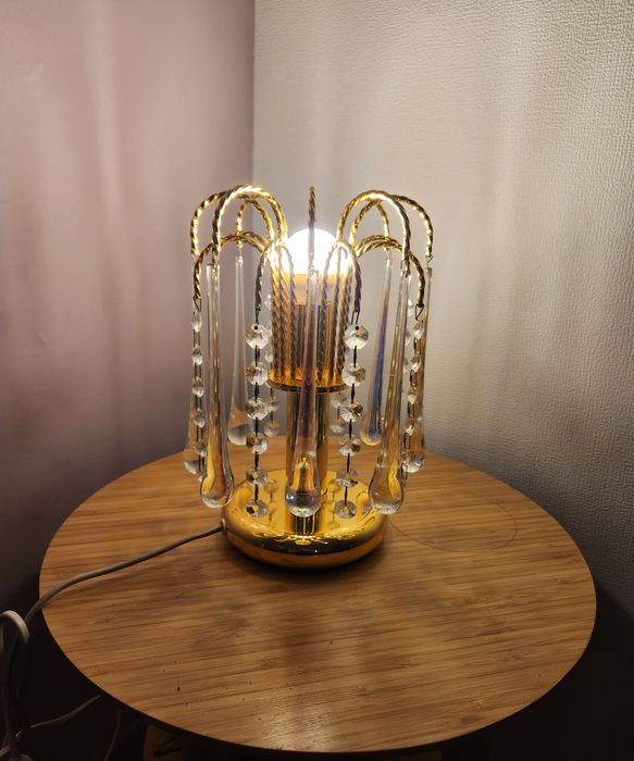 Veioza vintage alama si cristale