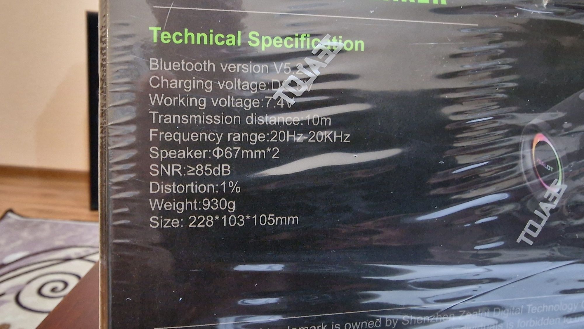 Блутуут колонка ZEALOT S56 40W