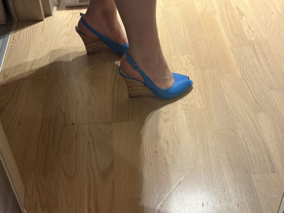 Platforme dama, piele naturala