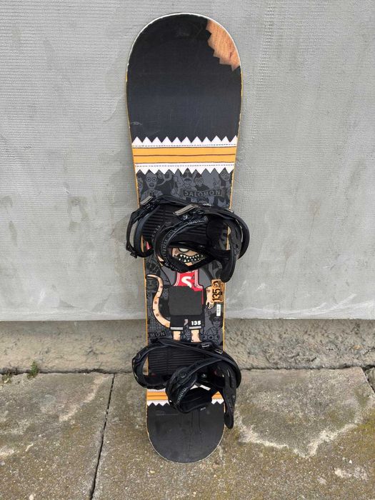 Placa snowboard Salomon JR 135cm+legaturi Flux