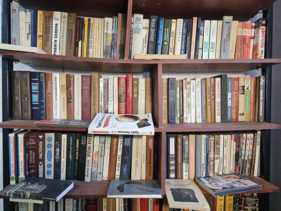 Остатки домашней коллекции книг