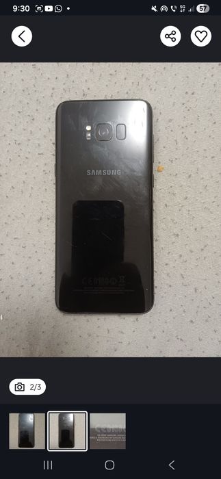 Samsung S8 plus cu displayul spart. Placa este buna

#9