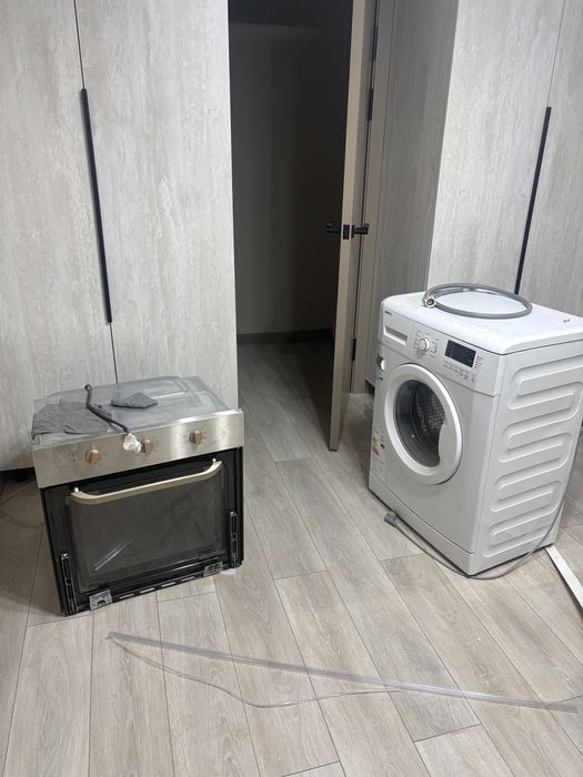 Стиральная машина и духовка