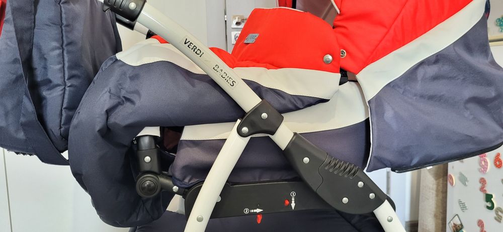 Carucior 3 în 1 Optima Red Verdi