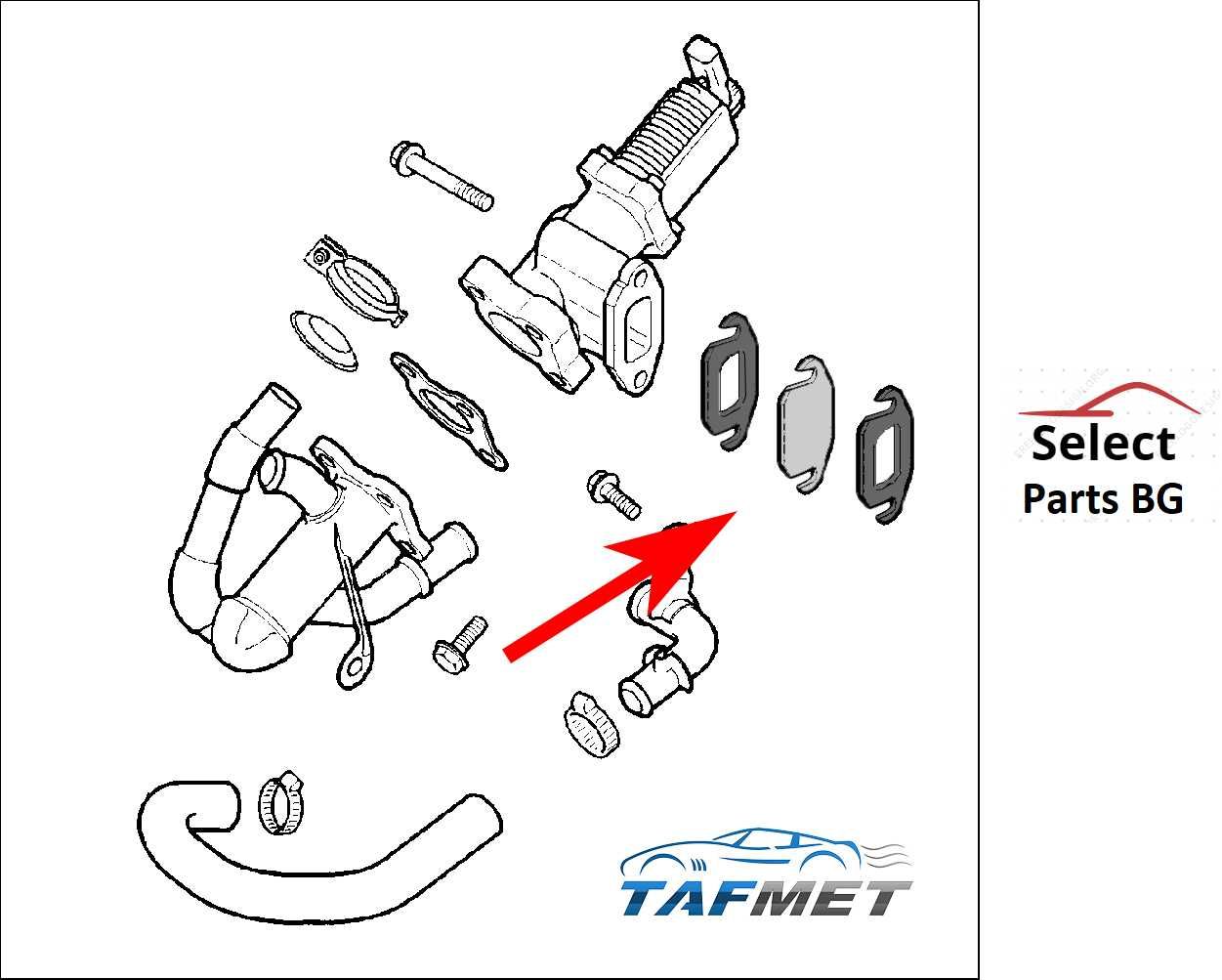 Тапа комплект премахване ЕГР EGR delete Opel Опел Alfa 1.3 JTD CDTI