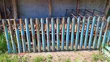 Gard șipcă metalica 1mm ,80cm, 24 ml planuri făcute