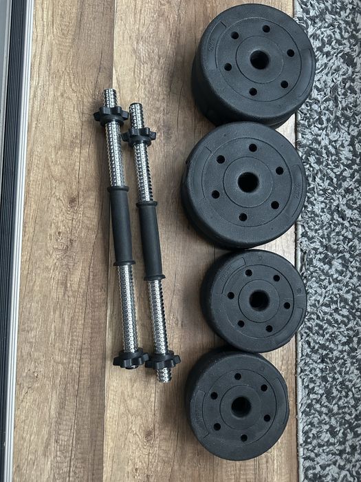 Vand gantere plus 2 bari cu prizatoare