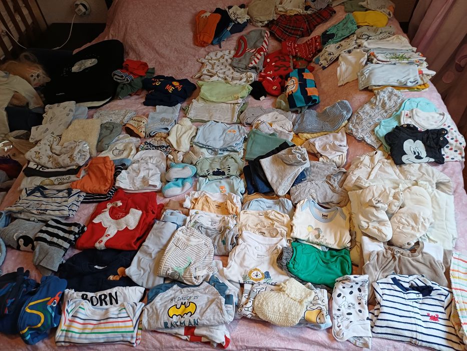 Бебешки дрешки за момче, р-р от 0 до 9 месеца