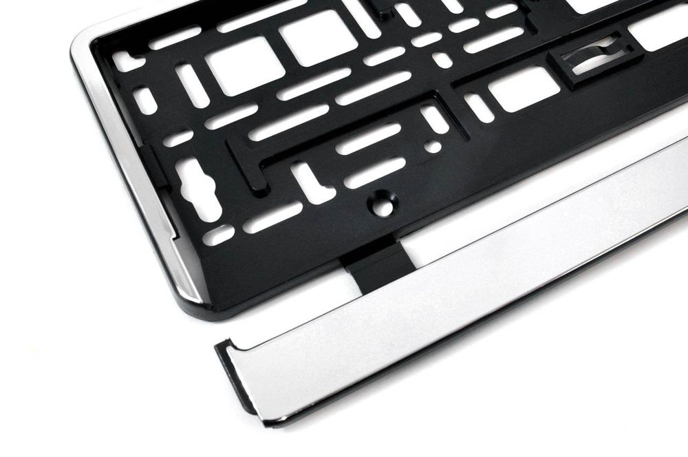 стойка / табела за регистрационен номер amio, никел, 01164