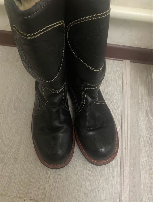 Сапоги из собачьей шерсти