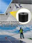 Instalare plasa antiporumbei panouri solare