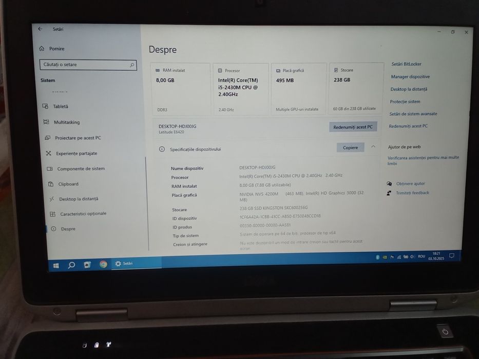 Laptop Dell E6420