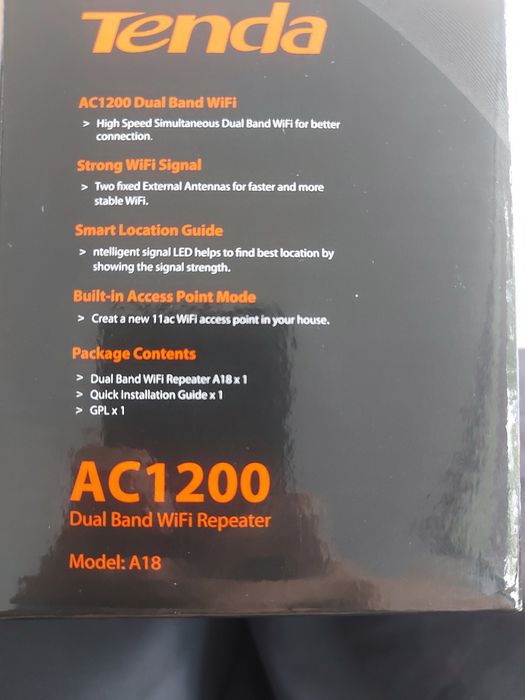 Extender de rețea Tenda AC 1200