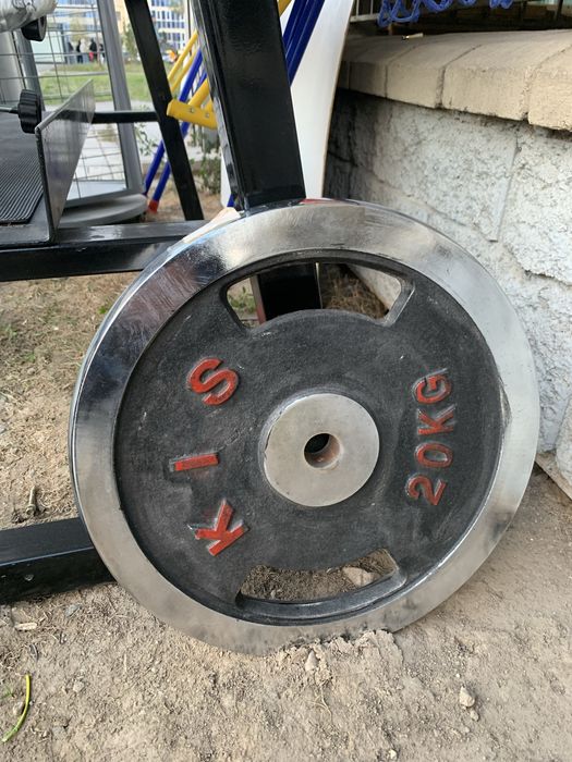 Блины для штанги диски доя грифа хромипованный