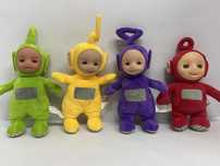 TELETUBBIES lot 4 jucării din pluș cu sunete 30 cm