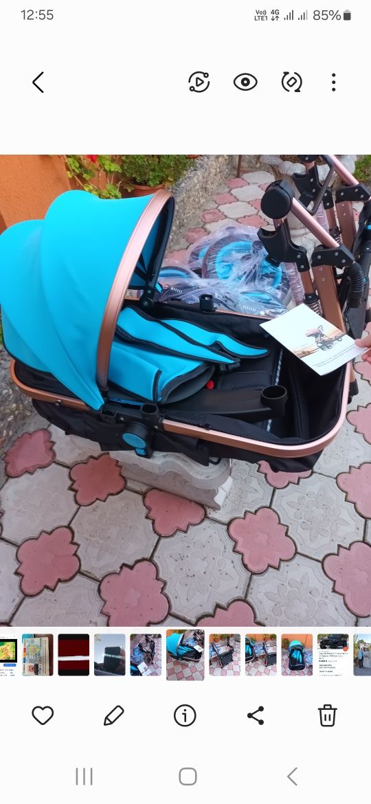 Carucior bebe nou