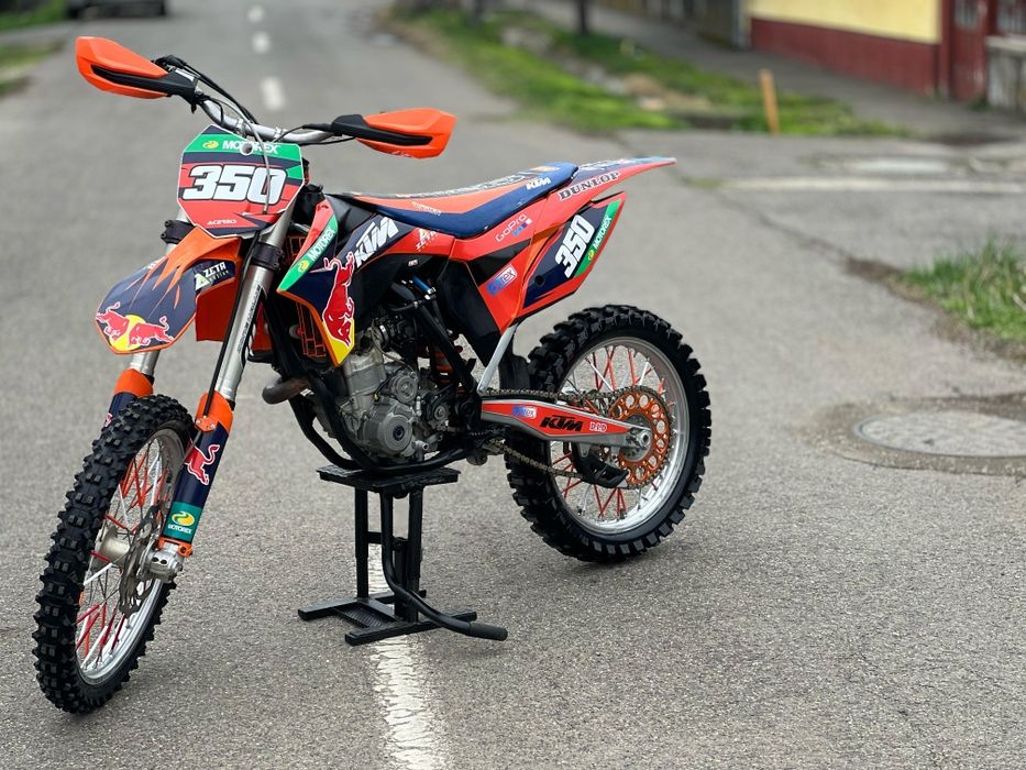 Vând KTM 350 SX-F injecție impecabilă 2014/Pornire buton 2950€neg!