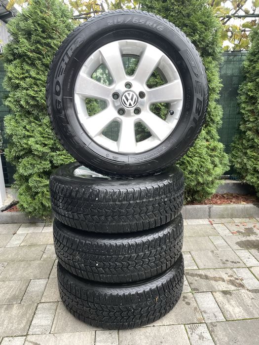 Jante/Roti/Cauciucuri Iarna M+S/VW/Tiguan 215/65/ R16