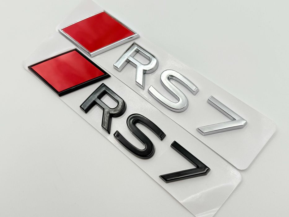 Emblema AUDI RS7 spate crom NOU