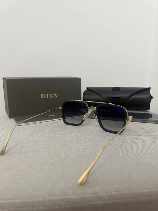 Ochelari de soare Dita Flight 006 black / gold