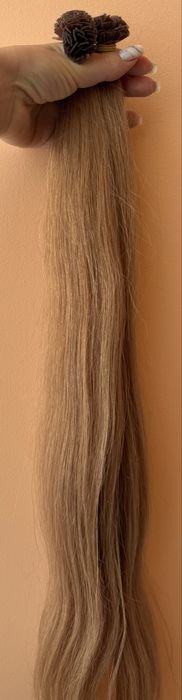 Кератинови кичури от 100% естествена коса , 150гр