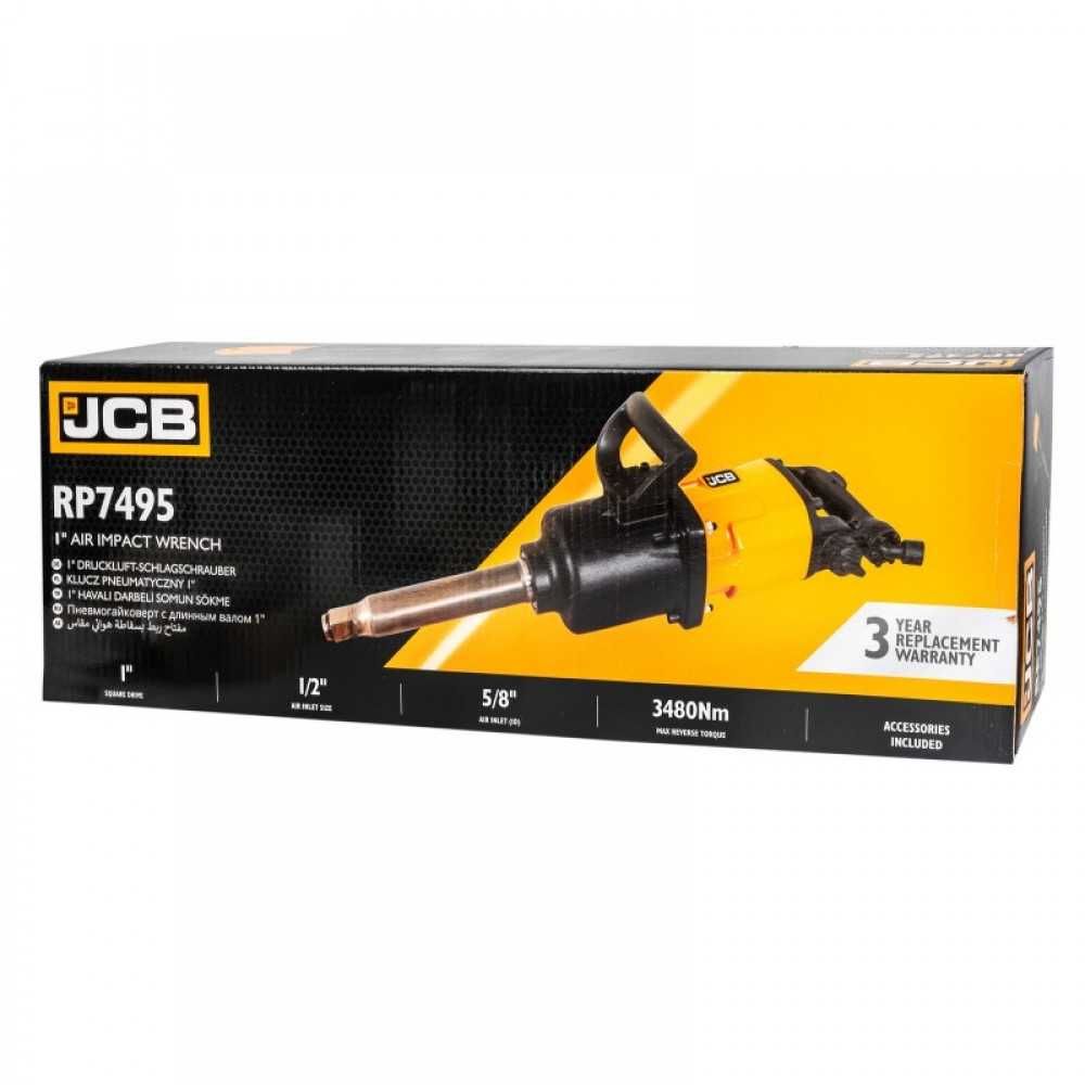 Пневматичен гайковерт с дълъг шпиндел 1'' 3480Nm JCB