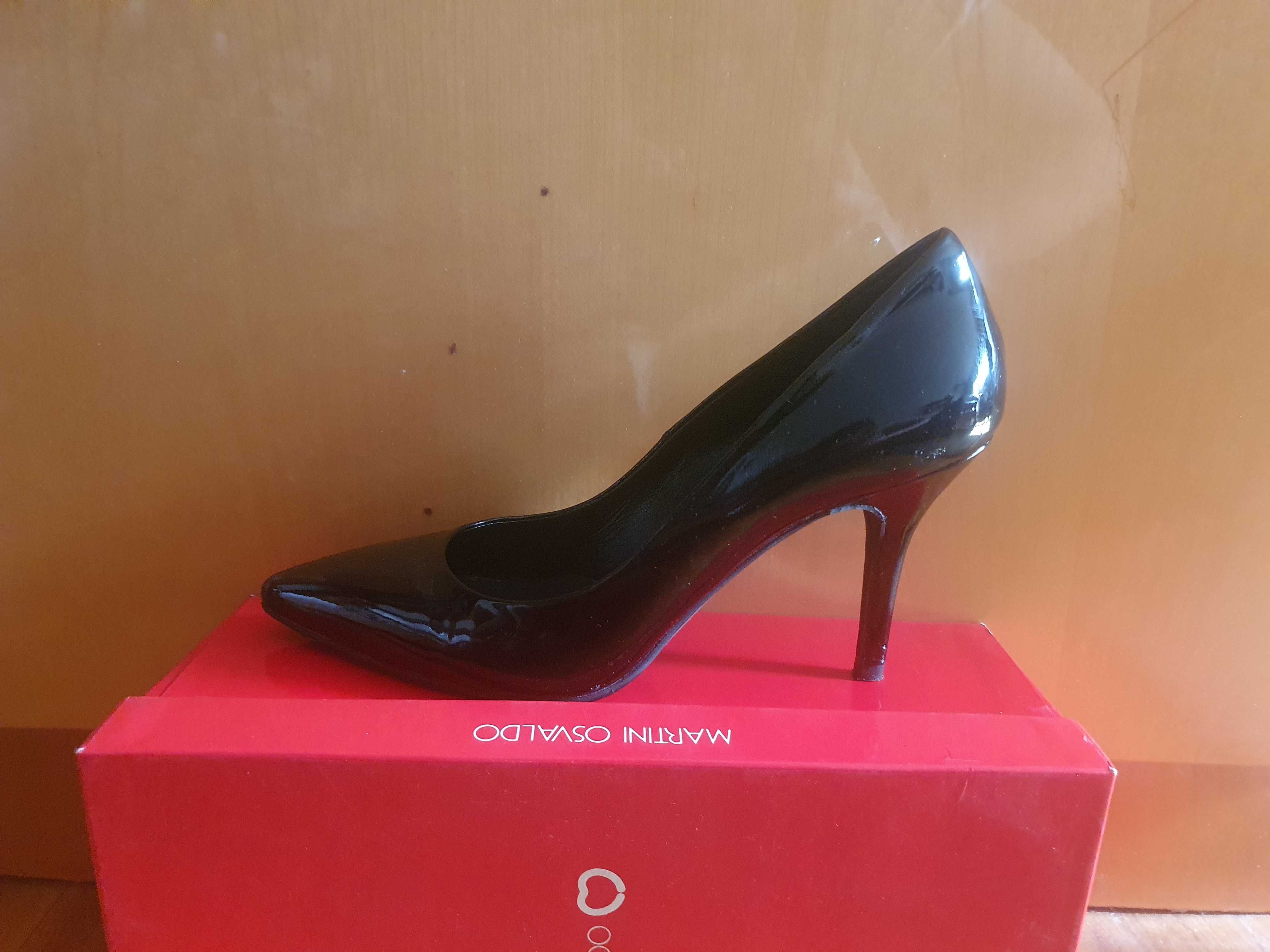 Pantofi din piele naturala-numar 38-Made in Italy-Martini Osvaldo