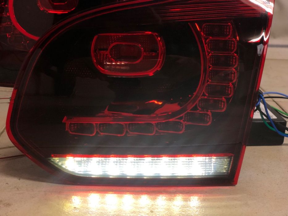 Stopuri Full LED Golf 6 Semnal Dinamic R20 GTI Look - Fara Erori !