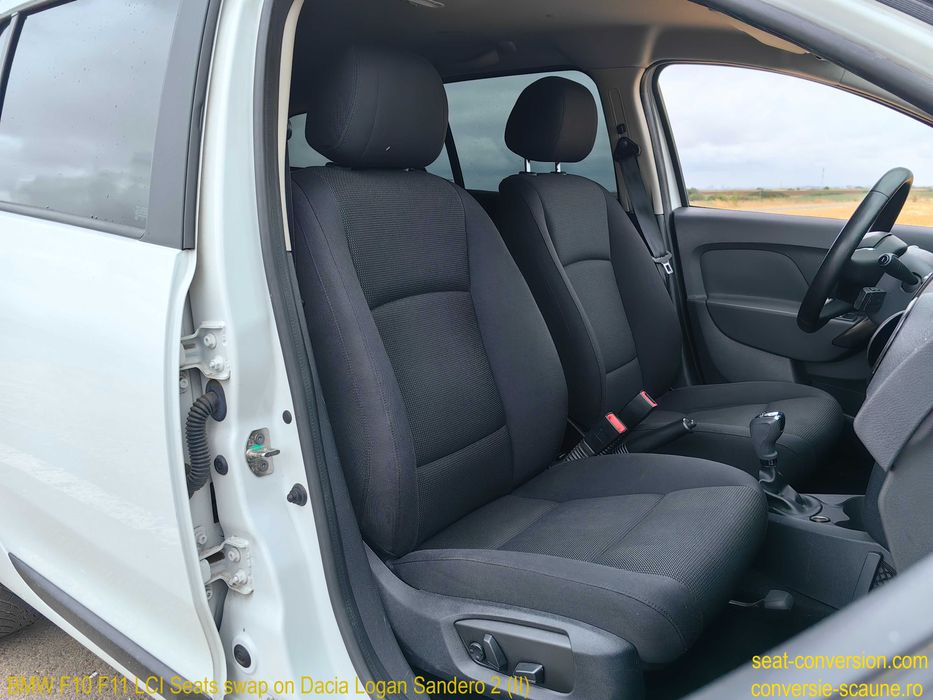 Sistem adaptare scaune de BMW Seria 5 F10 LCI pe Logan Duster Sandero