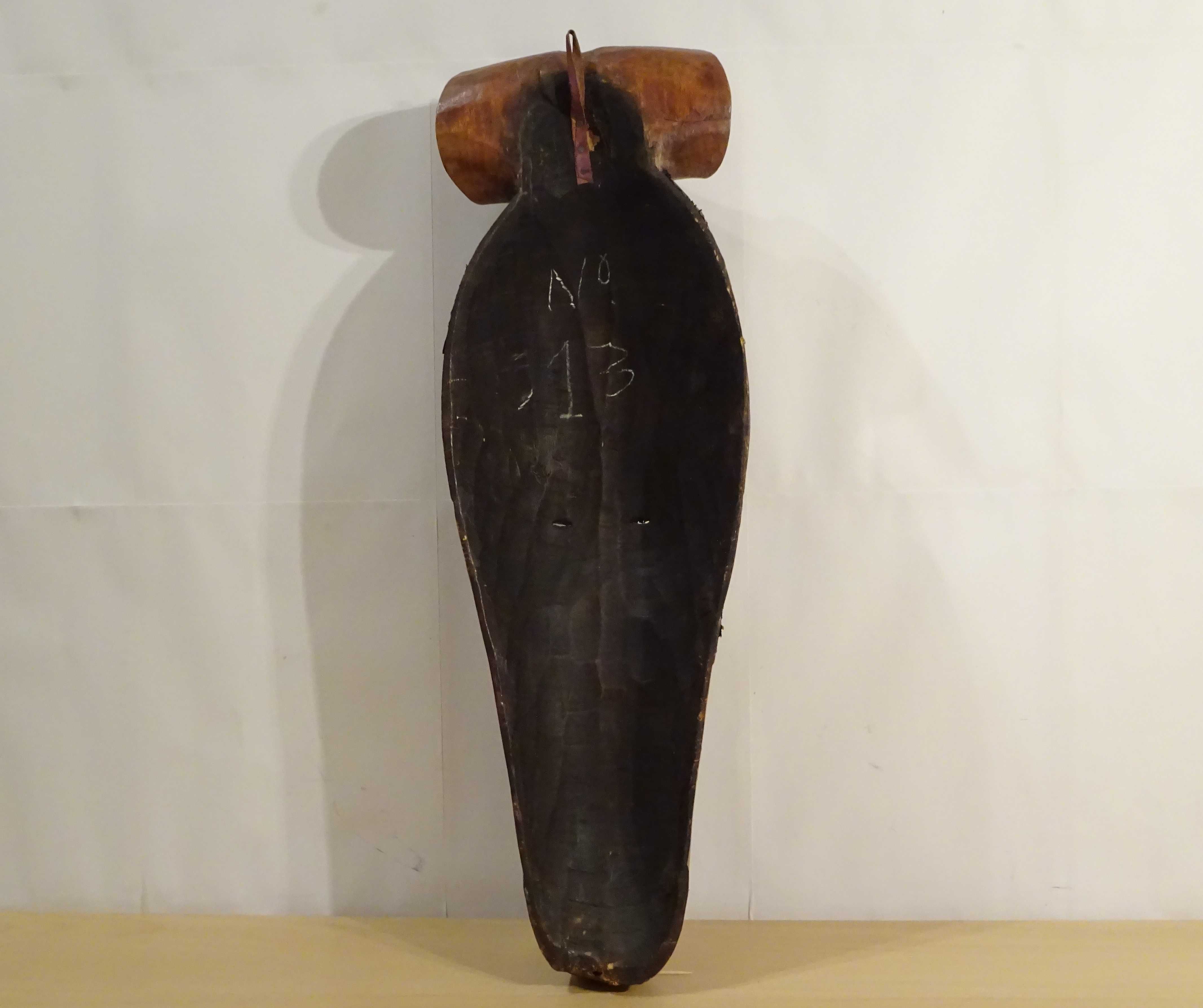 Masca tribala Africana RARA, tribul Fang |lemn sculptat| veche