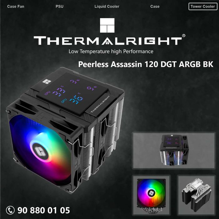 Peerless Assassin 120 DIGITAL ARGB BK/WH