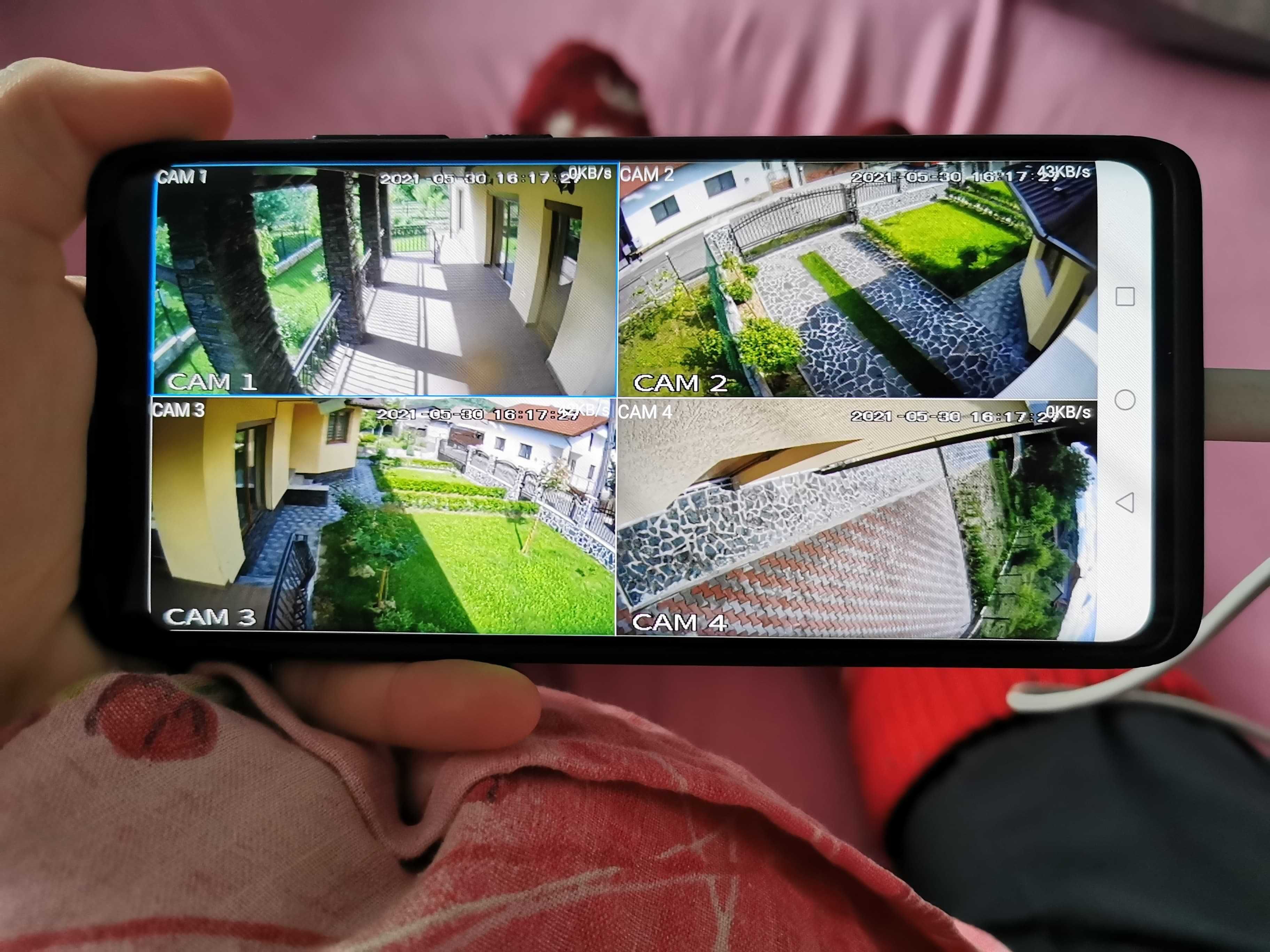 4 8 camere supraveghere video Dahua montaj instalare Borsa Moisei