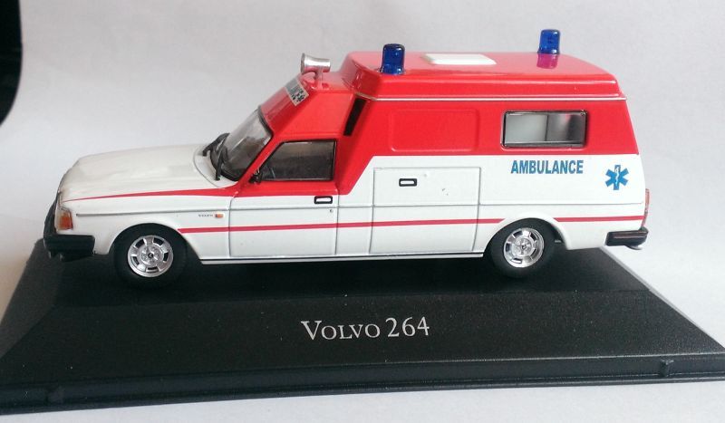 Macheta Volvo 264 Ambulanta 1975 - Atlas 1/43