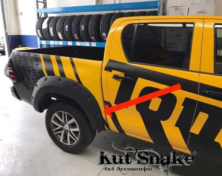 OVERFENDERE TOYOTA Hilux REVO - 7.5 CM latime - Producator KUT SNAKE