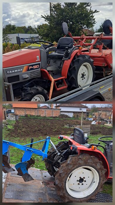 Оран и фрезоване с малък трактор