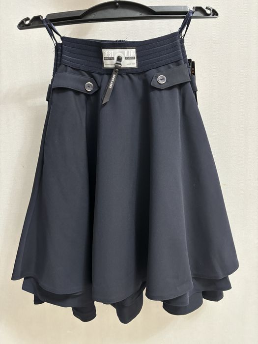 Юбки темно-синие школьные