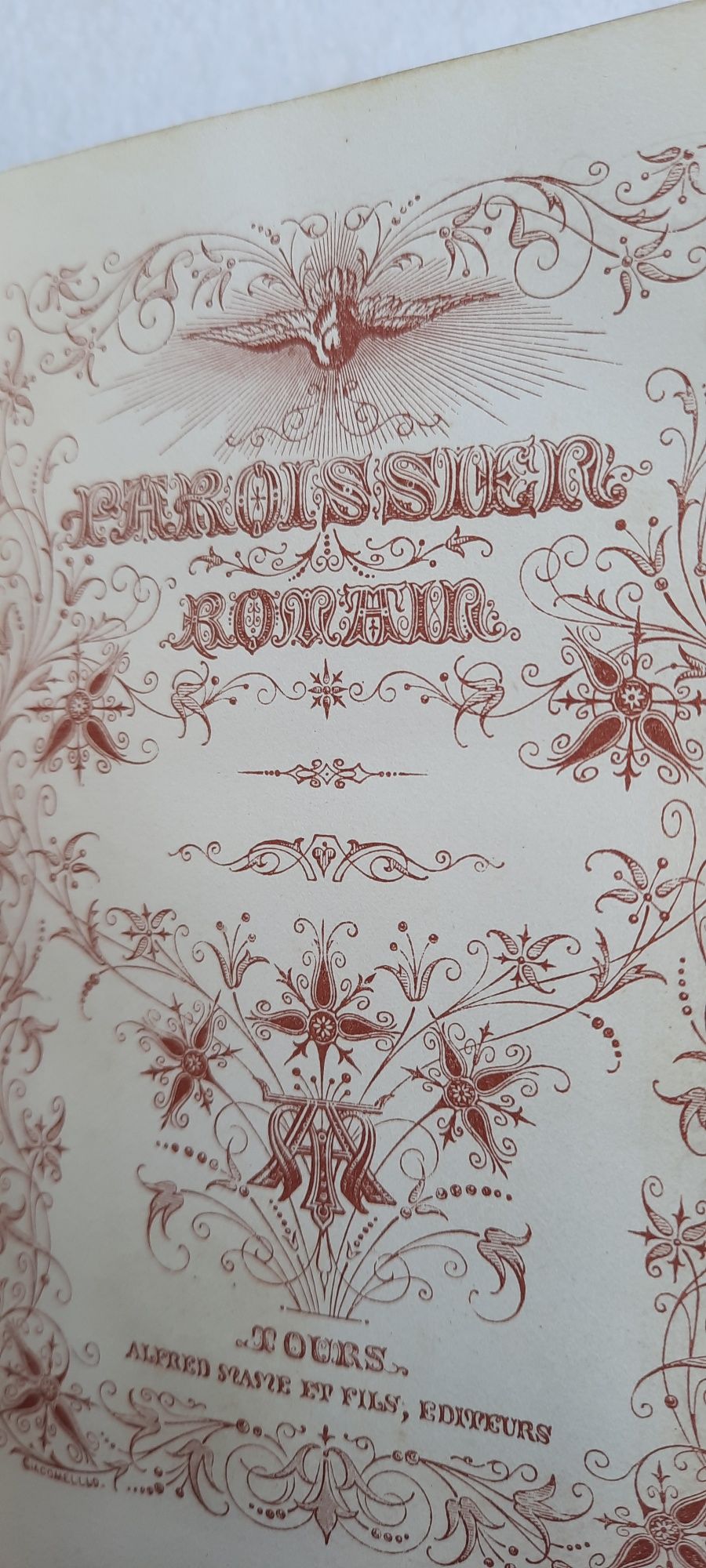Carti vechi bisericesti originale coperti din piele Missel Paroissien