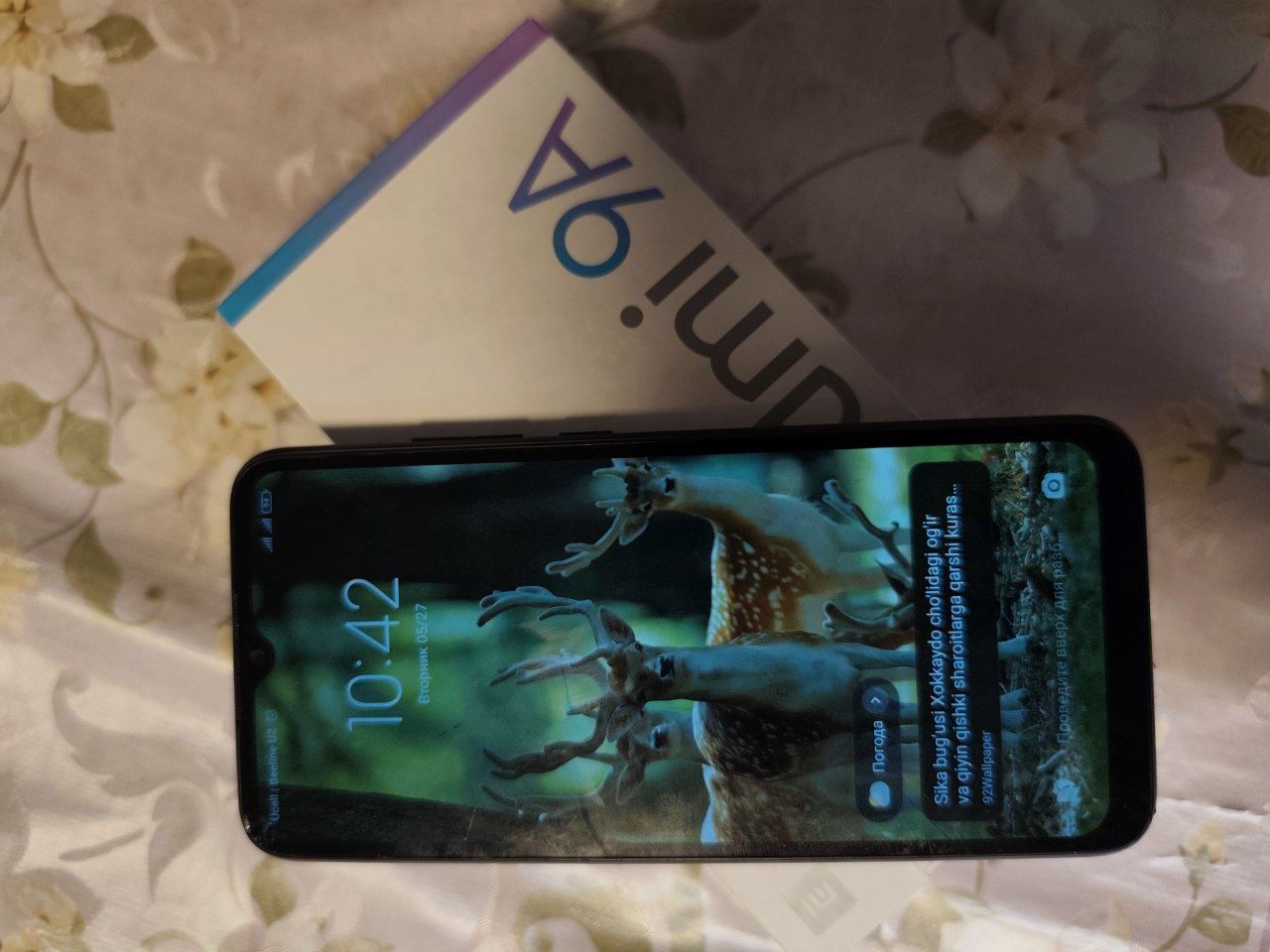 Redmi 9A 3/64 ishlaydi, ekrani singan – sotiladi
Redmi 9A 3/64 GB v