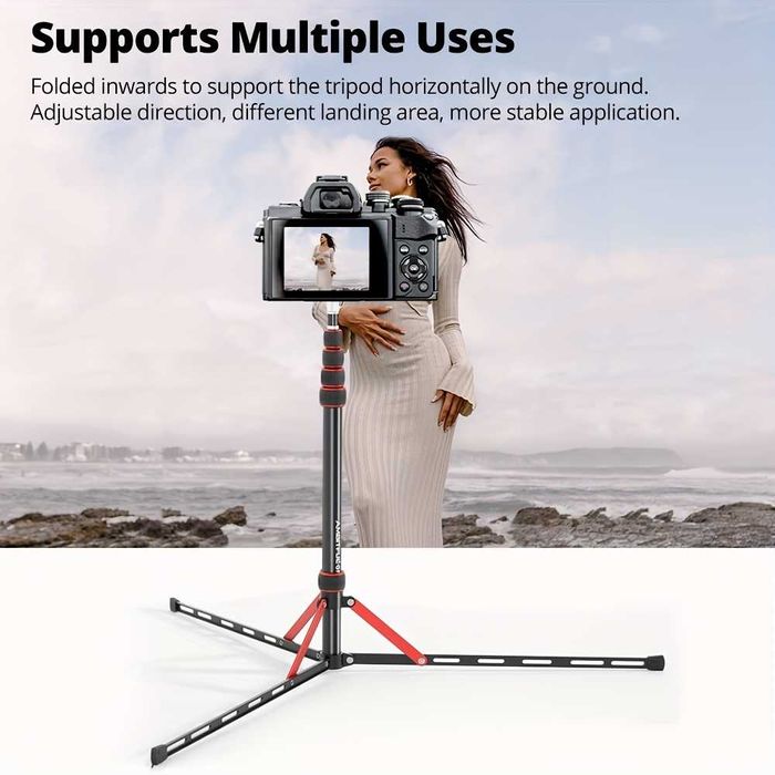 Stativ / trepied foto video - stand portabil, pliabil din aluminiu