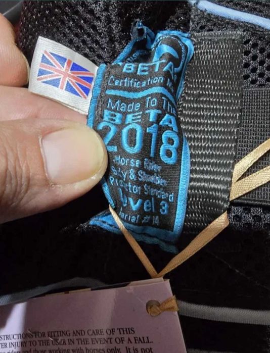 Protector de corp pentru echitație Champion Flex Air Călărie Copil Mar