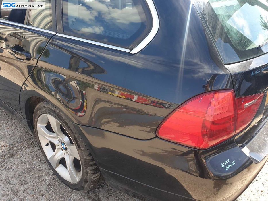 Aripa Caroserie Stanga Spate BMW Seria 3 E91 LCI 2004 - 2011 Culoare 475/9 Black Sapphire Metallic [1776]