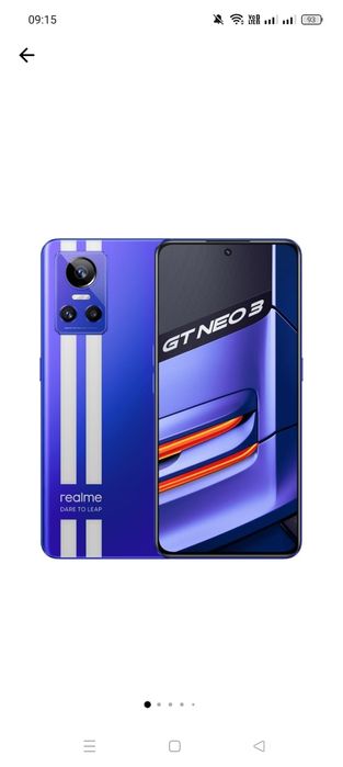 Telefon marca Realme GT Neo 3.