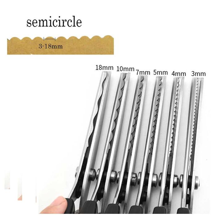 Foarfece zig-zag sau ondulat