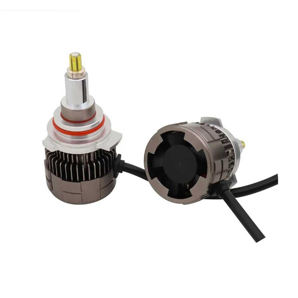 Комплект 3D CSP LED крушки за фарове H7, 12V 100W, 20000 lm, Canbus