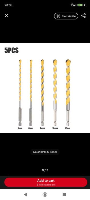 Бургии за бетон CARBIDE