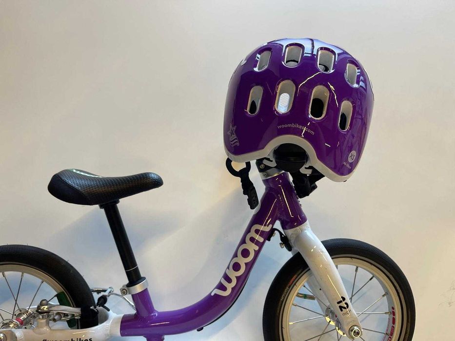 Bicicleta WOOM 1 + casca WOOM XS 46-50 cm - utilizate.