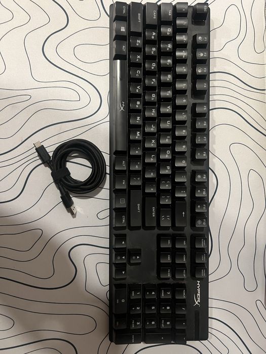 Наушники HyperX Cloud 2, Клавиатура HyperX 100% Alloy Origins