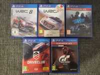 WRC 5 8 Need for Speed Driveclub Gran Turismo ps 4