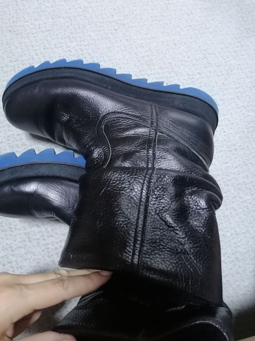 Ghete cizme piele mănușă.  38