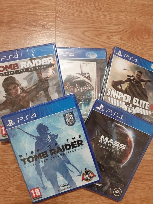 Vand 5 jocuri noi sigilate Ps4